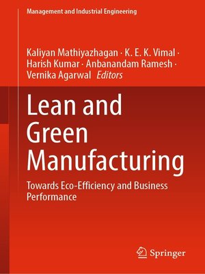 cover image of Lean and Green Manufacturing